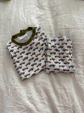 Boys Car Print Lake Pajamas, sz 10